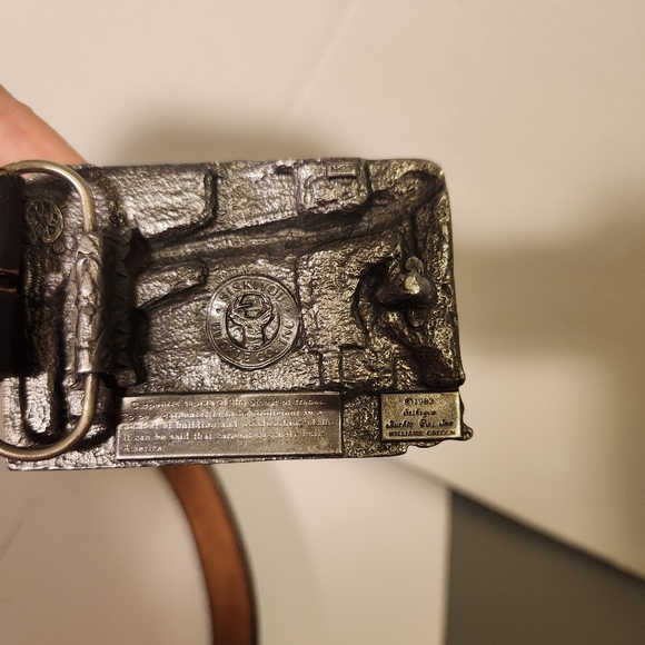 Harley Davidson (JB) Leather Belt & Buckle - Picture 12 of 13